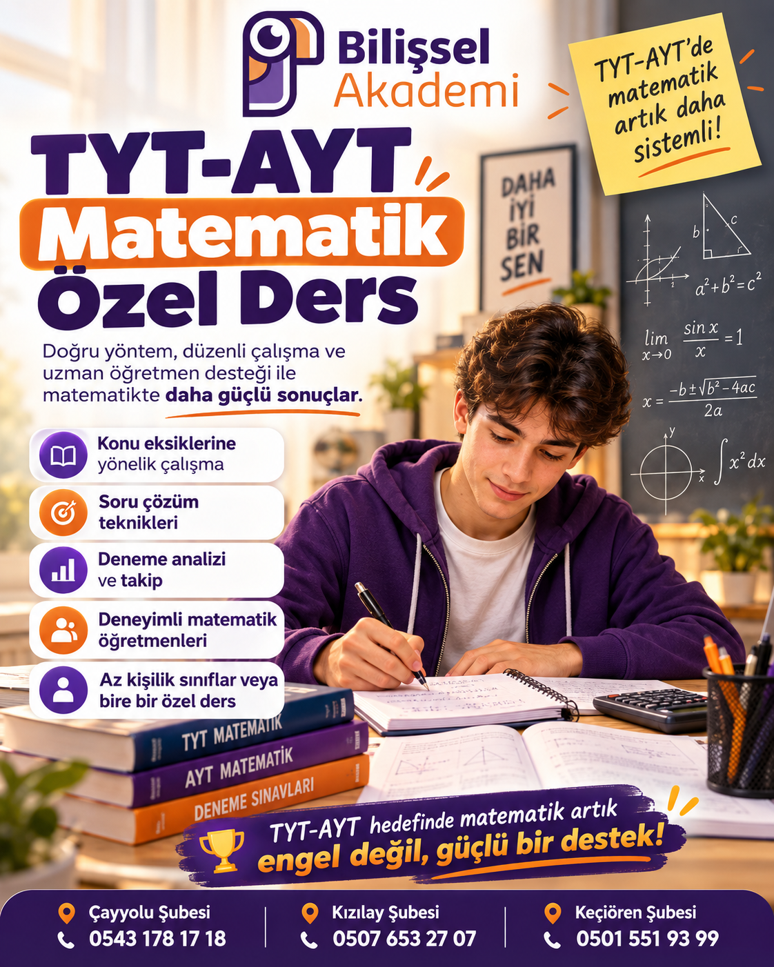 TYT Matematik Özel Ders Ankara & Online | Bilişsel Akademi